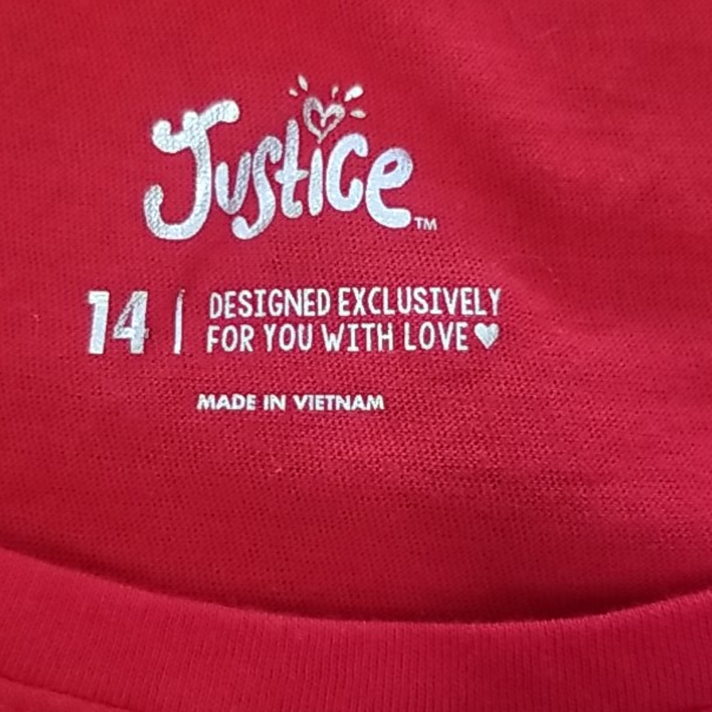 Red justice blouse - Picture 3 of 3